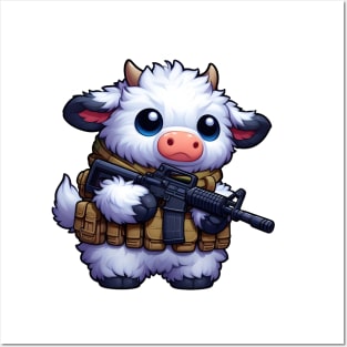 Fluffy Cow Posters and Art